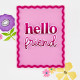 HERO ARTS You've Got a Friend Clear Stamp Set Hello Friend