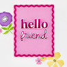 HERO ARTS You've Got a Friend Clear Stamp Set Hello Friend