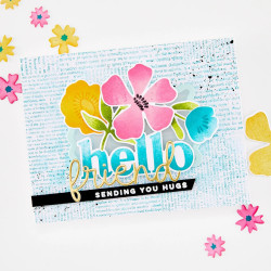 HERO ARTS You've Got a Friend Clear Stamp Set Hello Friend