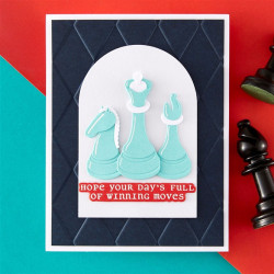 Spellbinders Checkmate Etched Dies Chess & Checkers by Spellbinders
