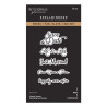 Spellbinders Classic Mouse Wedding Press + Foil Plate & Die Set Sentiments by Spellbinders