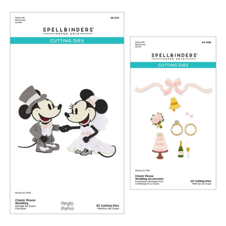 Spellbinders Classic Mouse Wedding Die Bundle by Simple Stories