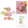 Spellbinders Shiny New Day Etched Dies Petal Fresh by Spellbinders