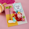 Spellbinders Shiny New Day Etched Dies Squeaky Clean by Spellbinders