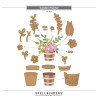 Spellbinders Summertime Etched Dies Garden Planter by Lisa Horton