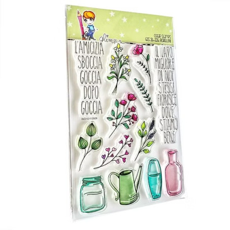 GLIMPS CLEAR STAMPS - GCS 26-226 FIORELLINI