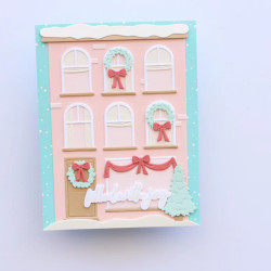 Spellbinders City Holiday Etched Dies City Holiday