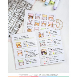 Mama Elephant LIL KITTY DOCKET Clear Stamp