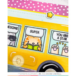 Mama Elephant LIL KITTY DOCKET Clear Stamp