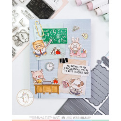 Mama Elephant MATH CLASS Clear Stamp