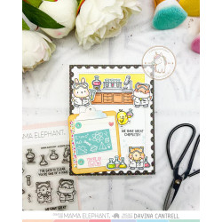 Mama Elephant SCIENCE CLASS SET Clear Stamp + CUTS