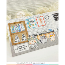 Mama Elephant SCIENCE CLASS SET Clear Stamp + CUTS