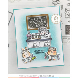Mama Elephant SCIENCE CLASS SET Clear Stamp + CUTS