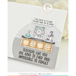 Mama Elephant SCIENCE CLASS Clear Stamp