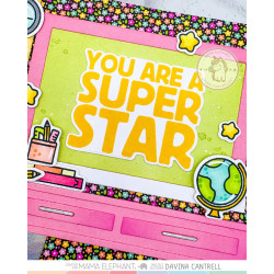 Mama Elephant YOU'RE A SUPER STAR Clear Stamp