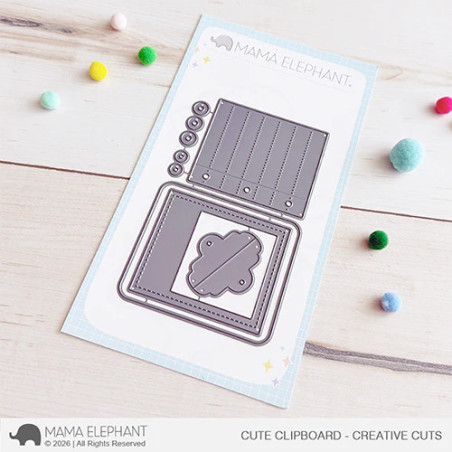 Mama Elephant Cute Clipboard CREATIVE CUTS