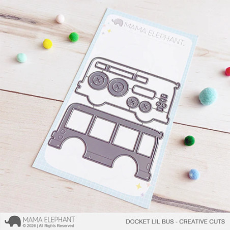 Mama Elephant Docket Lil Bus CREATIVE CUTS