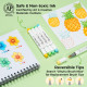 Ohuhu Honolulu² 48 BASIC Colors Dual Tips Alcohol Art Markers - punta PENNELLO e SCALPELLO