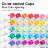 Ohuhu Honolulu² 48 BASIC Colors Dual Tips Alcohol Art Markers - punta PENNELLO e SCALPELLO