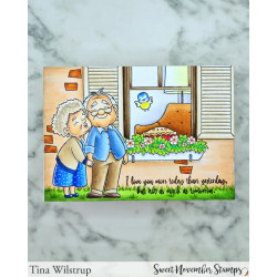 Sweet November Stamps Love You Forever Clear Stamp Set