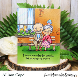 Sweet November Stamps Love You Forever Clear Stamp Set