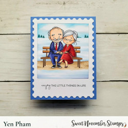Sweet November Stamps Love You Forever Clear Stamp Set