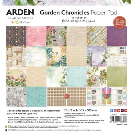 ARDEN Creative Studio Garden Chronicles Paper Pad 30x30cm