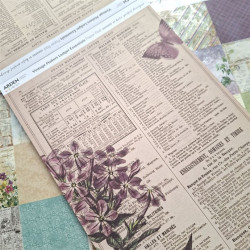 ARDEN Creative Studio Vintage Makers Ledger Essentials Paper Pad 15x20cm