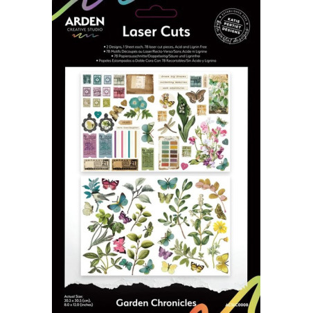 ARDEN Creative Studio Garden Chronicles Laser Cuts (78pz)