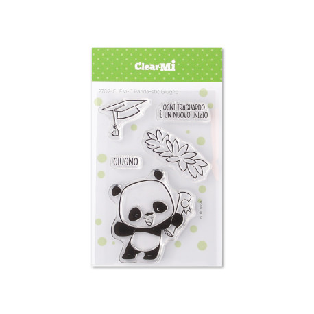 Timbro Clear-Mi 2702-CLEM-C Panda-stic Giugno
