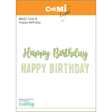 Fustelle Cut-Mi 88627-CML-B Happy Birthday