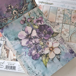 Mintay Papers Art Journal Paper Pad Violet Whispers 15x20cm