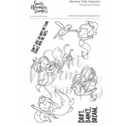 Sweet November Stamps Merwee Tide Dancers Clear Stamp