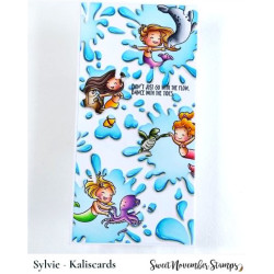 Sweet November Stamps Merwee Tide Dancers Clear Stamp