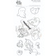 Sweet November Stamps More Mer Friends Clear Stamp
