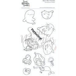 Sweet November Stamps More Mer Friends Clear Stamp