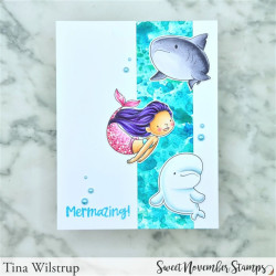 Sweet November Stamps More Mer Friends Clear Stamp
