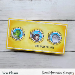Sweet November Stamps More Mer Friends Clear Stamp