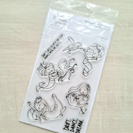 Sweet November Stamps Merwee Tide Dancers Clear Stamp