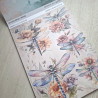 TEXT(ures) Dragonfly Dreams Paper Pad by Lou Collins 15x20cm