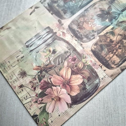 TEXT(ures) Dragonfly Dreams Paper Pad by Lou Collins 15x20cm