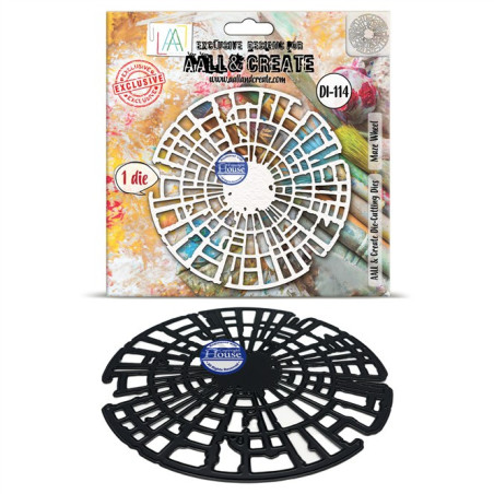 Aall&Create Cutting Dies 114 Maze Wheel
