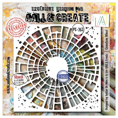 AALL & Create Stencil 263 Bubble Field