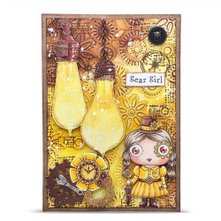 AALL & Create Stamp Set A7 1371 Gear Girl