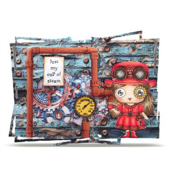 AALL & Create Stamp Set A7 1374 Time Tinker