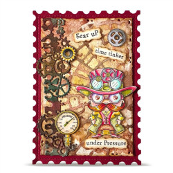 AALL & Create Stamp Set A7 1374 Time Tinker