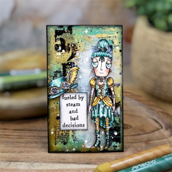 AALL & Create Stamp Set A7 1375 Steaming Dee