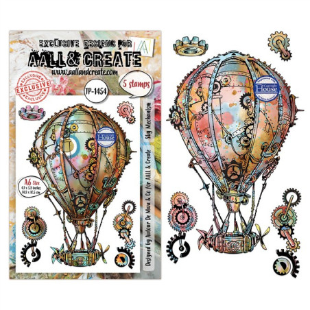 AALL & Create Stamp Set A6 1454 Sky Mechanism