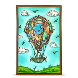 AALL & Create Stamp Set A6 1454 Sky Mechanism
