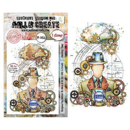 AALL & Create Stamp Set A6 1456 Faceless Time